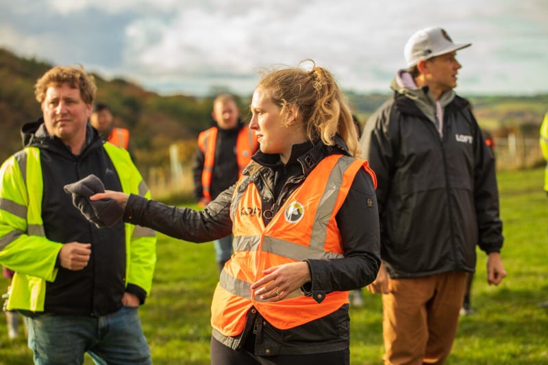 tree planting day out for businesses